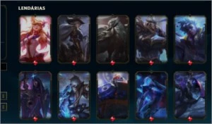 Conta de league of legends, elo mestre, 145 skins, 140 champ LOL