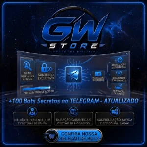 +100 Bots Secretos no TELEGRAM - ATUALIZADO 
