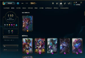 Bronze 2 com TODOS os Champs e 110 Skins +2 Prestigios - League of Legends LOL