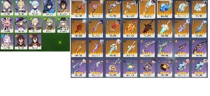 Conta Ar60 36 Personagens T5 E 20 Armas T5 - Genshin Impact
