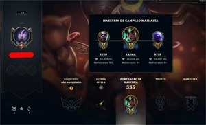 CONTA LOL 123 SKINS UNRANKED - League of Legends