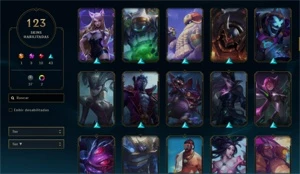 CONTA LOL 123 SKINS UNRANKED - League of Legends