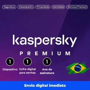 Kaspersky Premium Antivírus - 5 dispositivos - Softwares e Licenças