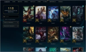 Conta Platina 4 - League of Legends LOL