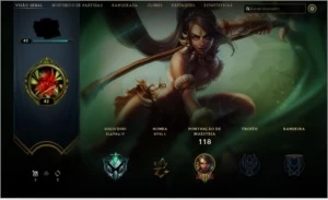 Conta Platina 4 - League of Legends LOL