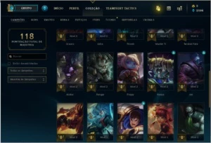 Conta Platina 4 - League of Legends LOL