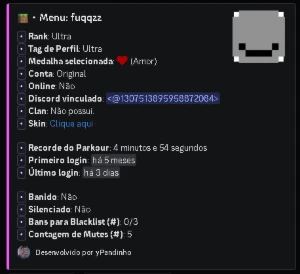 Minecraft original upado no MUSH