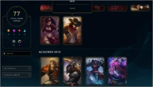 Conta League of Legends Prata II , 77 Skins no Total(Lvl 99) LOL