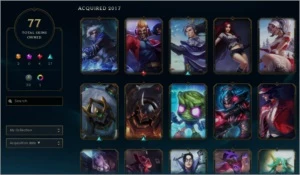 Conta League of Legends Prata II , 77 Skins no Total(Lvl 99) LOL