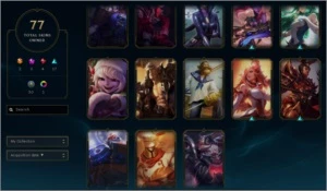 Conta League of Legends Prata II , 77 Skins no Total(Lvl 99) LOL