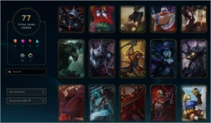 Conta League of Legends Prata II , 77 Skins no Total(Lvl 99) LOL