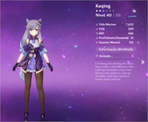 Conta ar25 Klee e Keqing e 16 resinas frageis - Genshin Impact