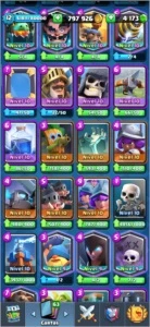 Conta Clash Royale 4000 gemas 800k ouro