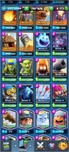 Conta Clash Royale 4000 gemas 800k ouro