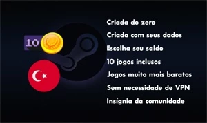 Contas Turcas Com Saldo, Jogos Mais Baratos - Steam