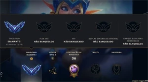 conta d1 no precinho - League of Legends LOL