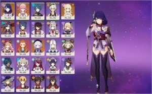 CONTA AR47 SHOGUN + YAE MIKO + MONA + QIQI - Genshin Impact