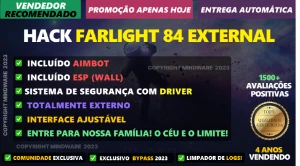 Hack Farlight 84 External - Aimbot + Wall ✅ Exclusivo - Steam