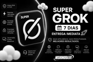 ⚡ Super Grok | 7 Dias | Todas As Funções🤖 - Inteligência Artificial