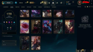 Conta league of legends|Level 315| 128 Skins | + 100 champ LOL