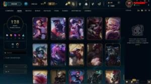 Conta league of legends|Level 315| 128 Skins | + 100 champ LOL