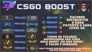 RANK BOOST CSGO - MM E GAMERSCLUB SOLO/DUO - Counter Strike