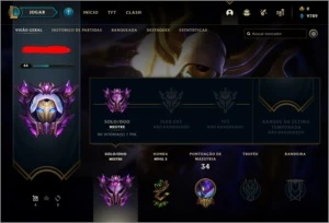 CONTA MASTER WINRATE BOM, SÓ SKIN BOA - League of Legends LOL