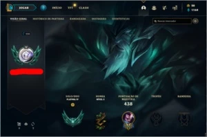 Conta lol com várias skins - League of Legends