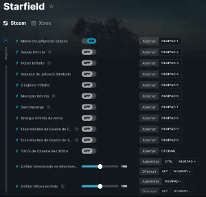 Starfield Cheat Hack - Steam E Xbox Indetectável