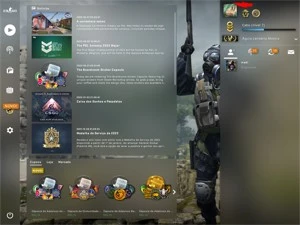 Conta steam top csgo + 76 jogos - Counter Strike