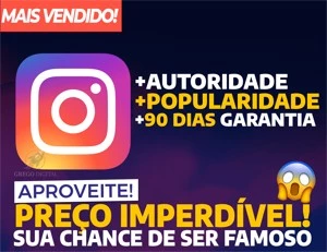 [Promoção] 1K Seguidores Brasileiros Instagram R$29,99 - Redes Sociais