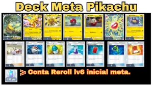 Pokemon Pocket - Deck meta pikachu 70% - Outros