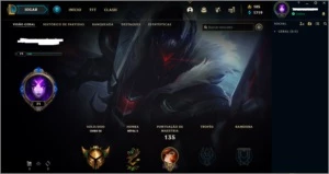 conta gold 3. Só skin top leia - League of Legends LOL