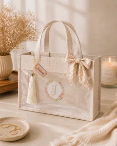 Sacola Personalizada Estilo Juta Grande
