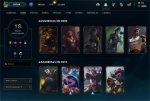 Conta d4, 60% winrate - League of Legends LOL