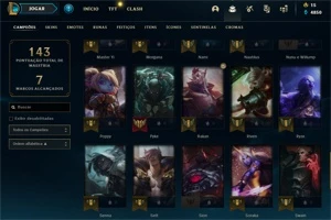 Conta d4, 60% winrate - League of Legends LOL