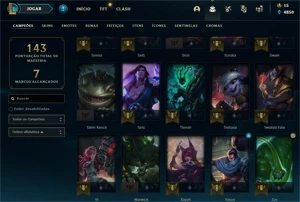 Conta d4, 60% winrate - League of Legends LOL