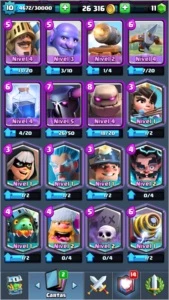 CONTA CLASH ROYALE BARATO +3000 Trofeus
