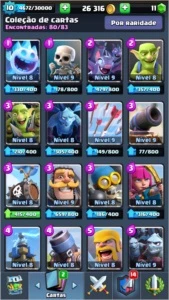 CONTA CLASH ROYALE BARATO +3000 Trofeus