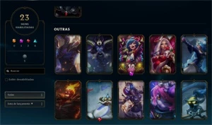 Vendo conta de lol lvl 62 não é smurf duas Skins vitoriosas - League of Legends