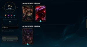 Vendo conta de lol lvl 62 não é smurf duas Skins vitoriosas - League of Legends