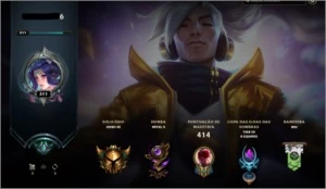 Conta de lol, lvl 311 Gold 3 e com skin prestigio do yasuo - League of Legends