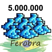 5.000.000 GOLD - SERVIDOR BRASILEIRO: FEROBRA - Tibia
