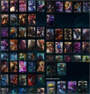 Conta LoL Diamante 2 - 118 champs 76 skins - League of Legends