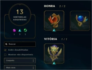 Conta LoL Diamante 2 - 118 champs 76 skins - League of Legends