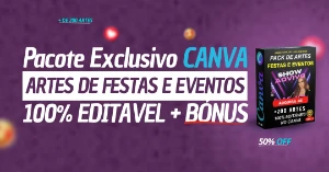 [Promoção] +De 200 artes do Canva - 100% Editável