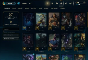 Conta Plat 3 MMR mt bom - League of Legends LOL