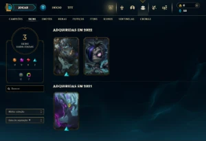 Conta Plat 3 MMR mt bom - League of Legends LOL
