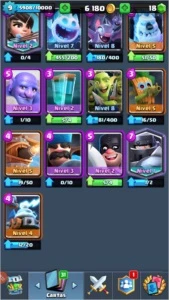 arena8 xp9 com 4 2 nv 2 lendarias tops - Clash Royale