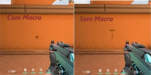 Macro Valorant - No Recoil - Auto Pistol - Todos Os Mouses